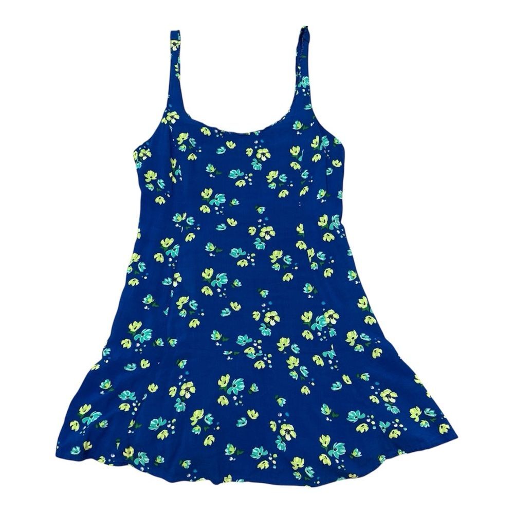 Hollister Blue Floral Mini Dress Size S